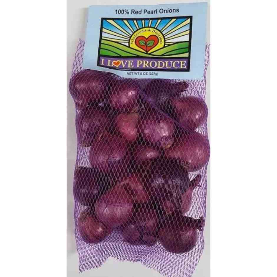 Red pearl onion bag