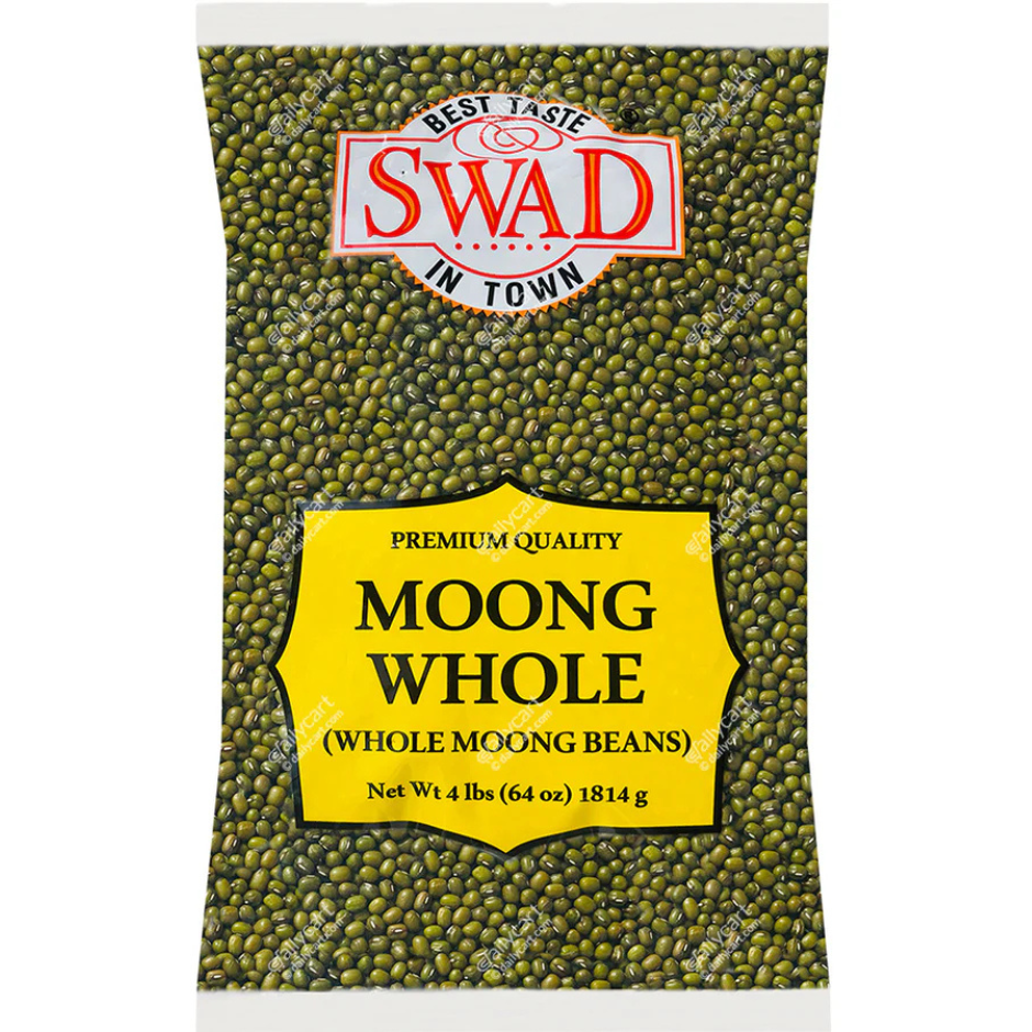 Swad Moong Whole Big 4LB