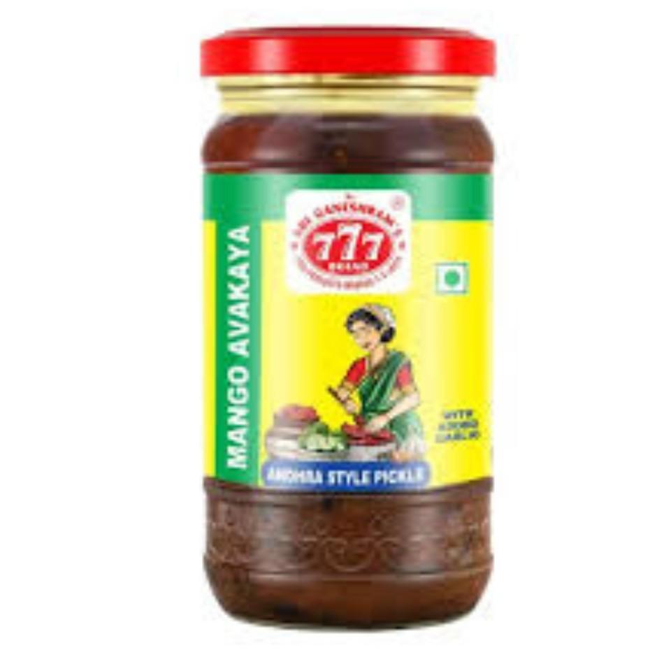 777 mango avakaya pickle 300gms