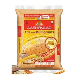 AAshirvaad Whole Wheat Multigrain Atta 10LB
