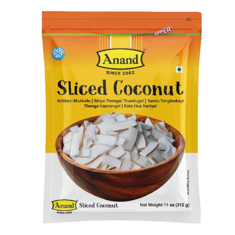 Anand sliced coconut 400g