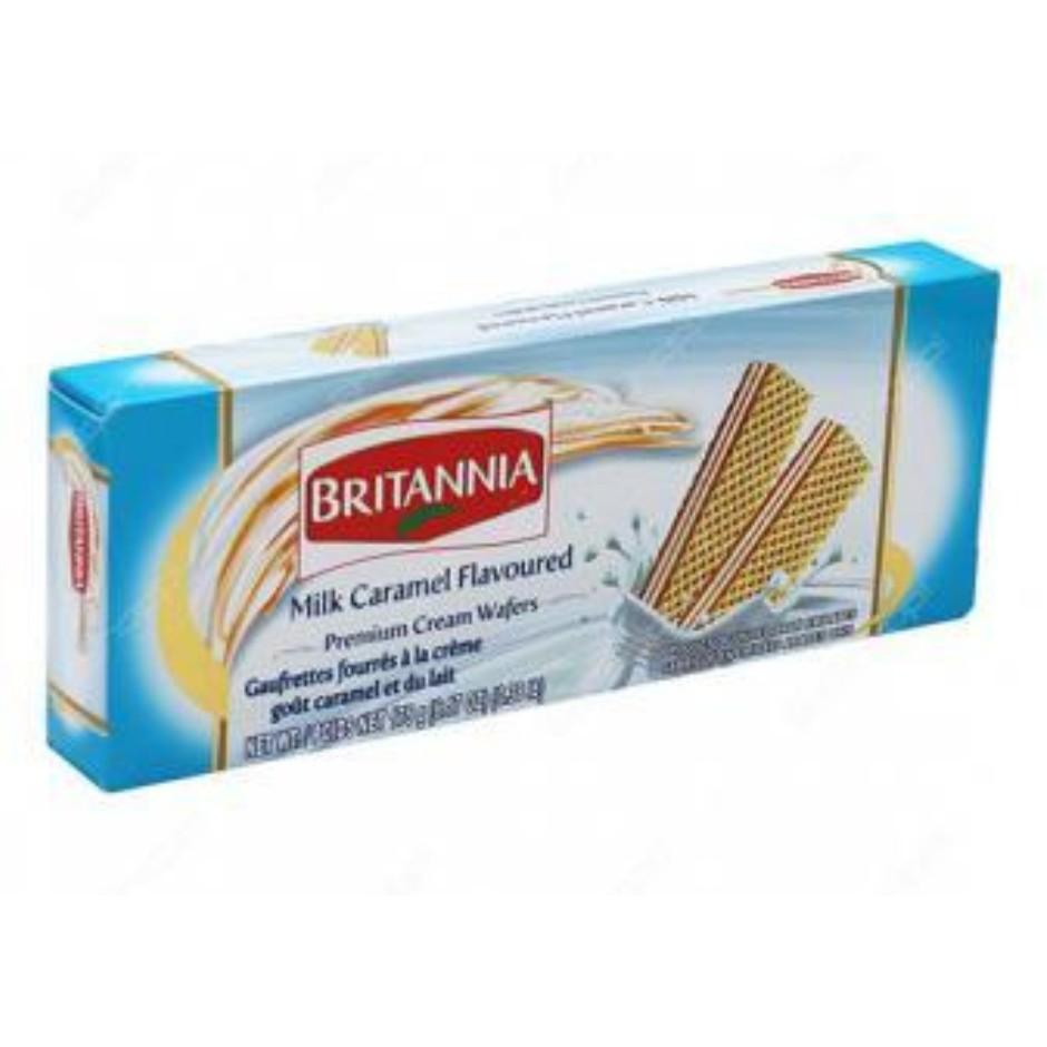 Britannia Cream Wafers Milk Caramel LG 175g