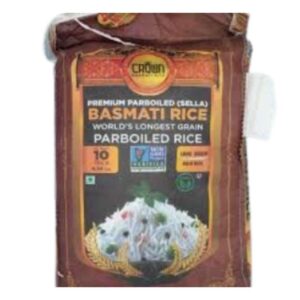 Crown sella basmati rice 10LB