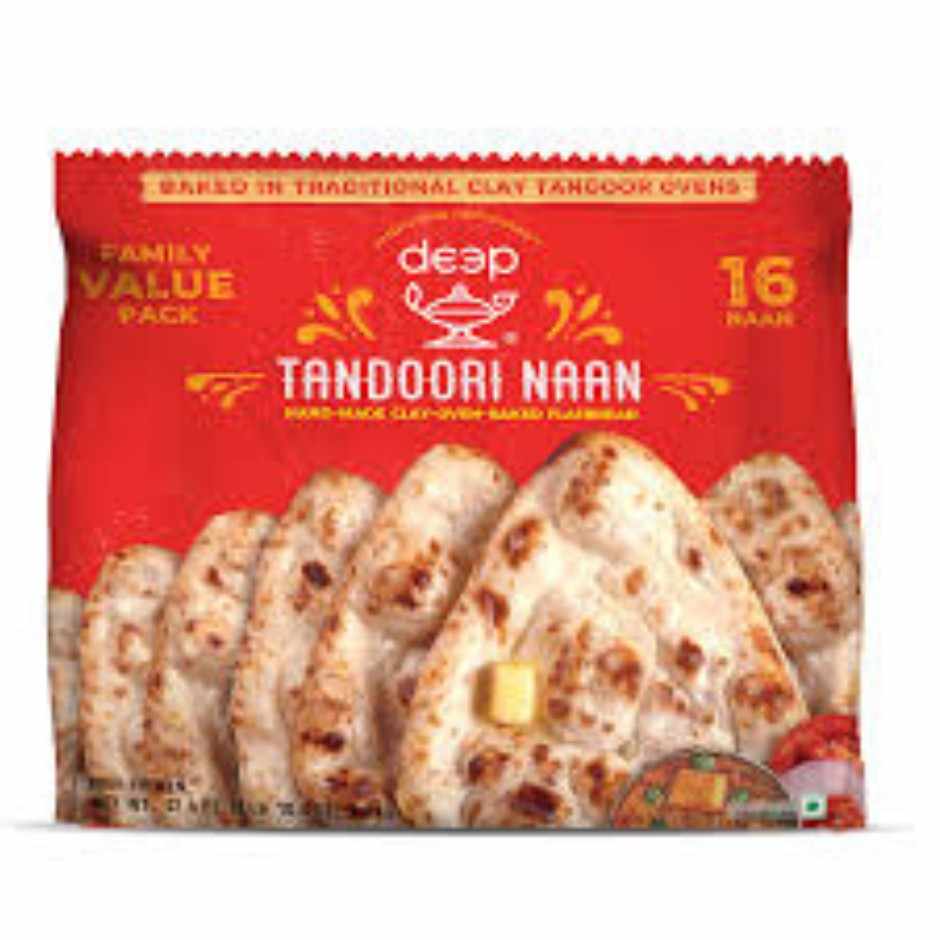 Deep Tandoori Naan Family 16pc