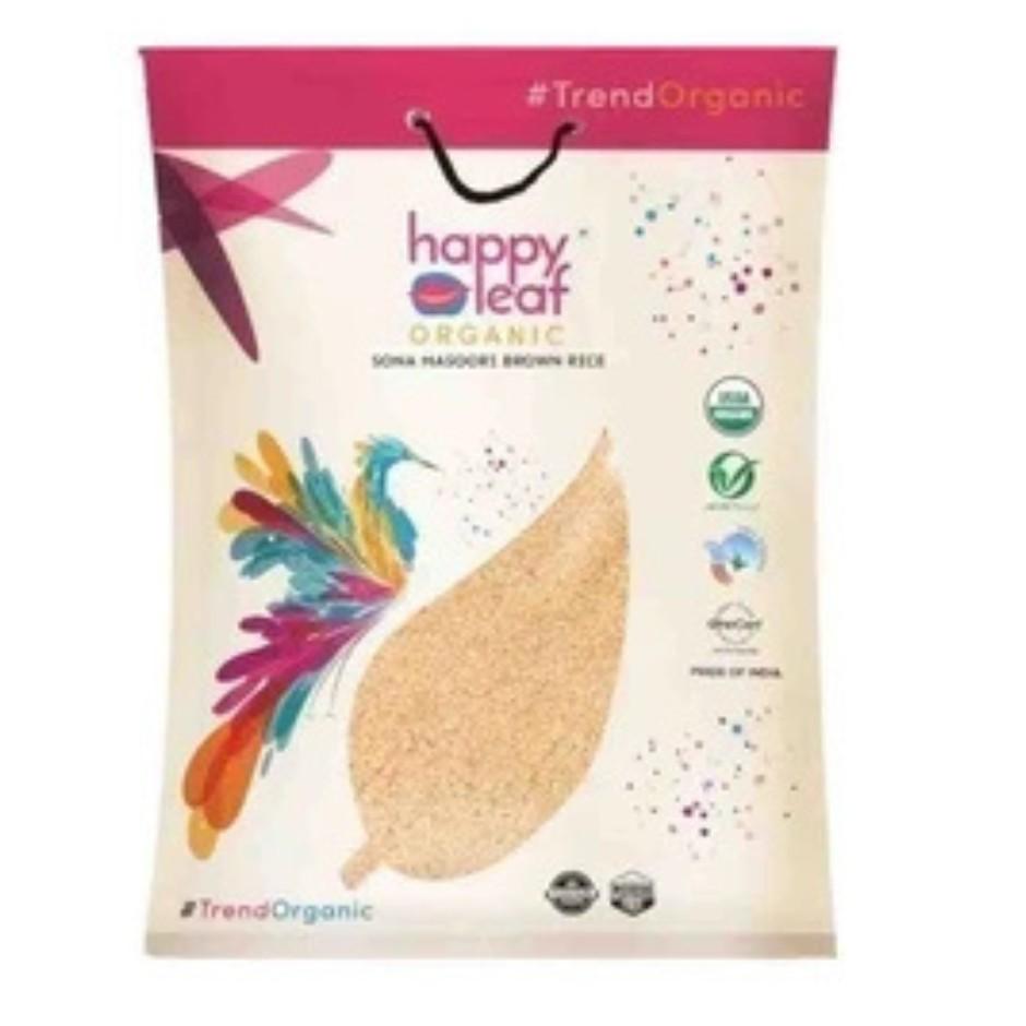 HAPPY LEAF ORG SONA MASOORI BROWN RICE 10LB