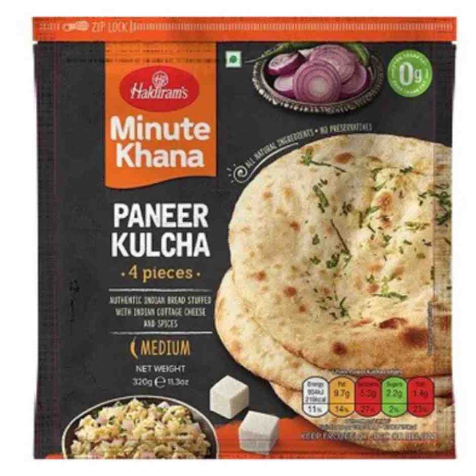 Haldirams Paneer Kulcha  4pcs