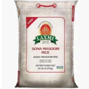 Laxmi Sona Masoori Rice 20 LB