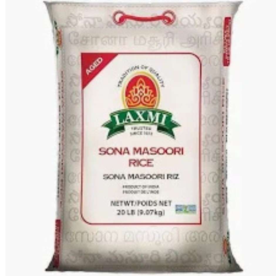 Laxmi Sona Masoori Rice 20 LB