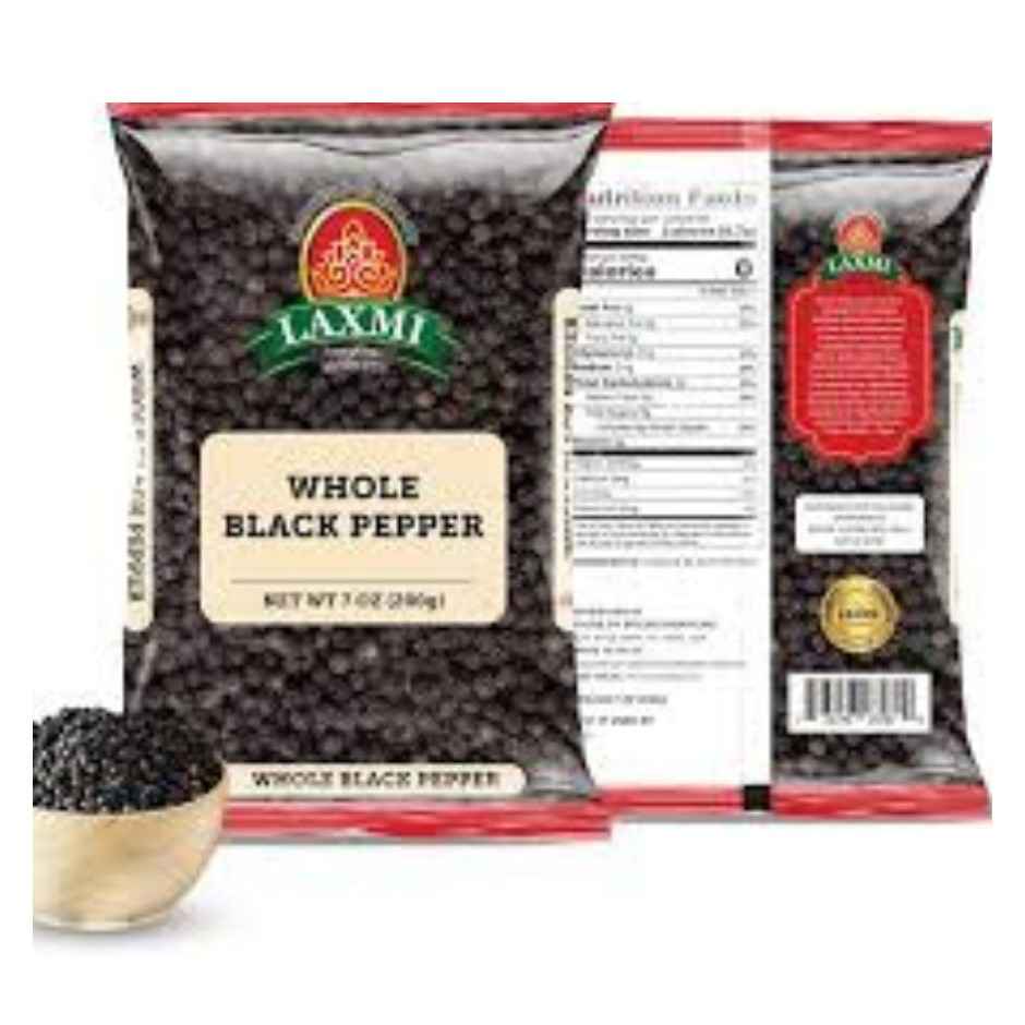 Laxmivwhole black pepper 200g