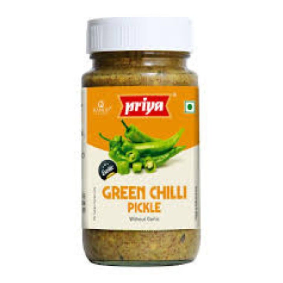 Priya Green Chilli Pickle 300g