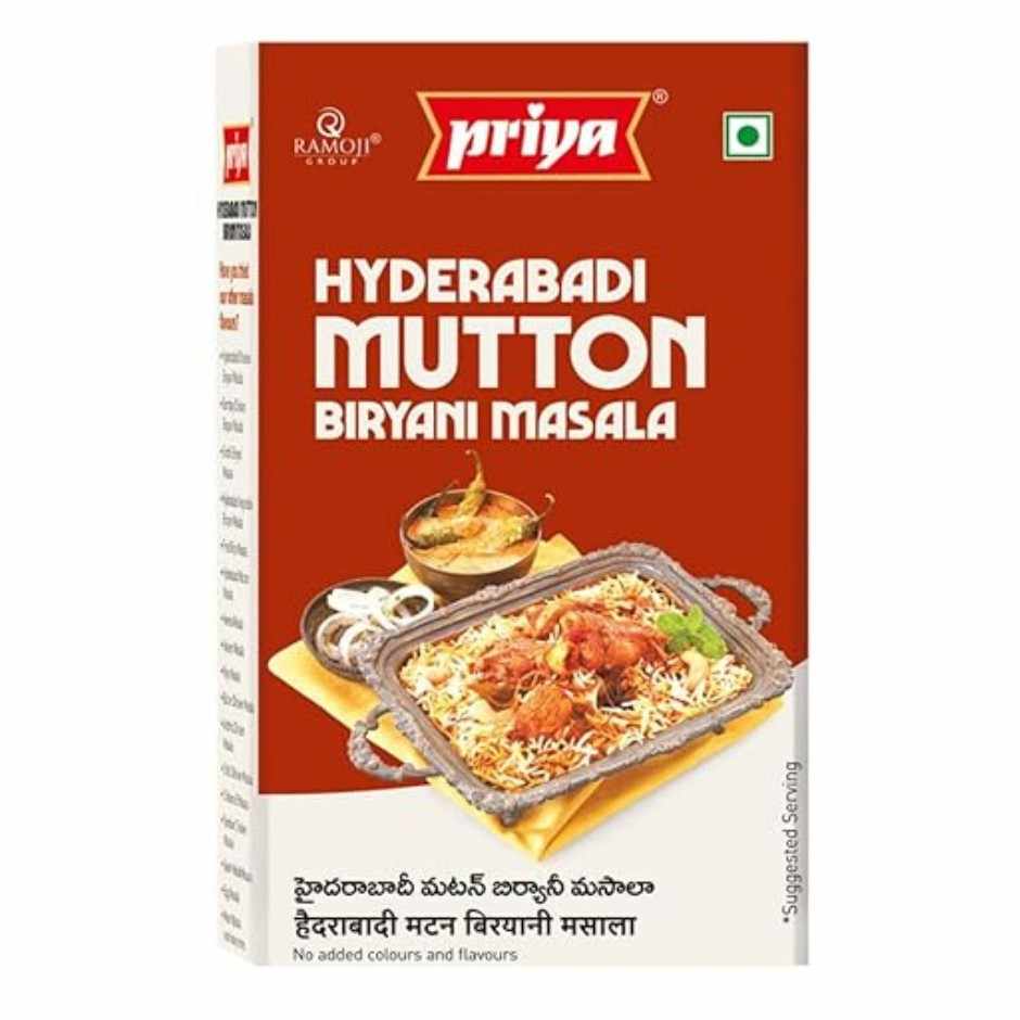 Priya Hyderabadi Mutton Biryani masala 50g