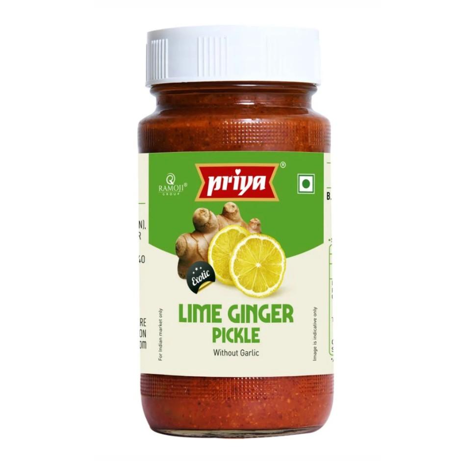 Priya Lime Ginger Pickle 300g