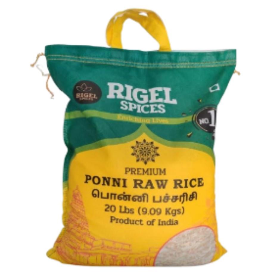 Rigel Ponni Raw rice 20LB