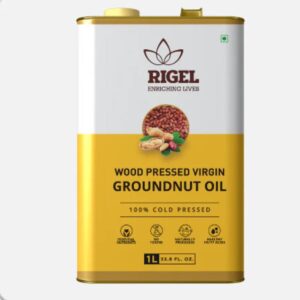 Rigel wood pressed groundnut oil 1lt