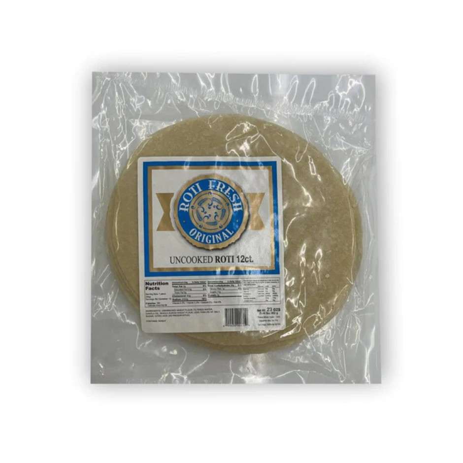 Roti fresh uncooked 12ct