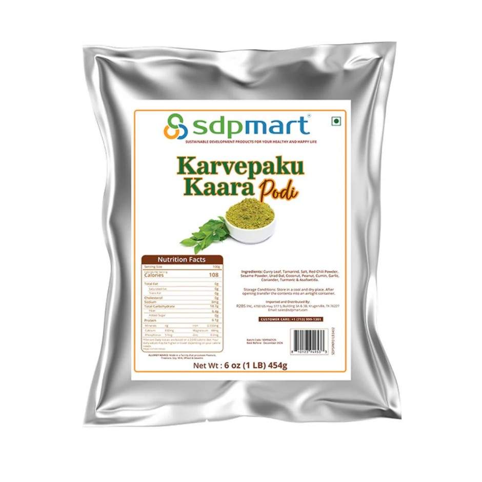 Sdpmart karvepaku kaara podi 454gm