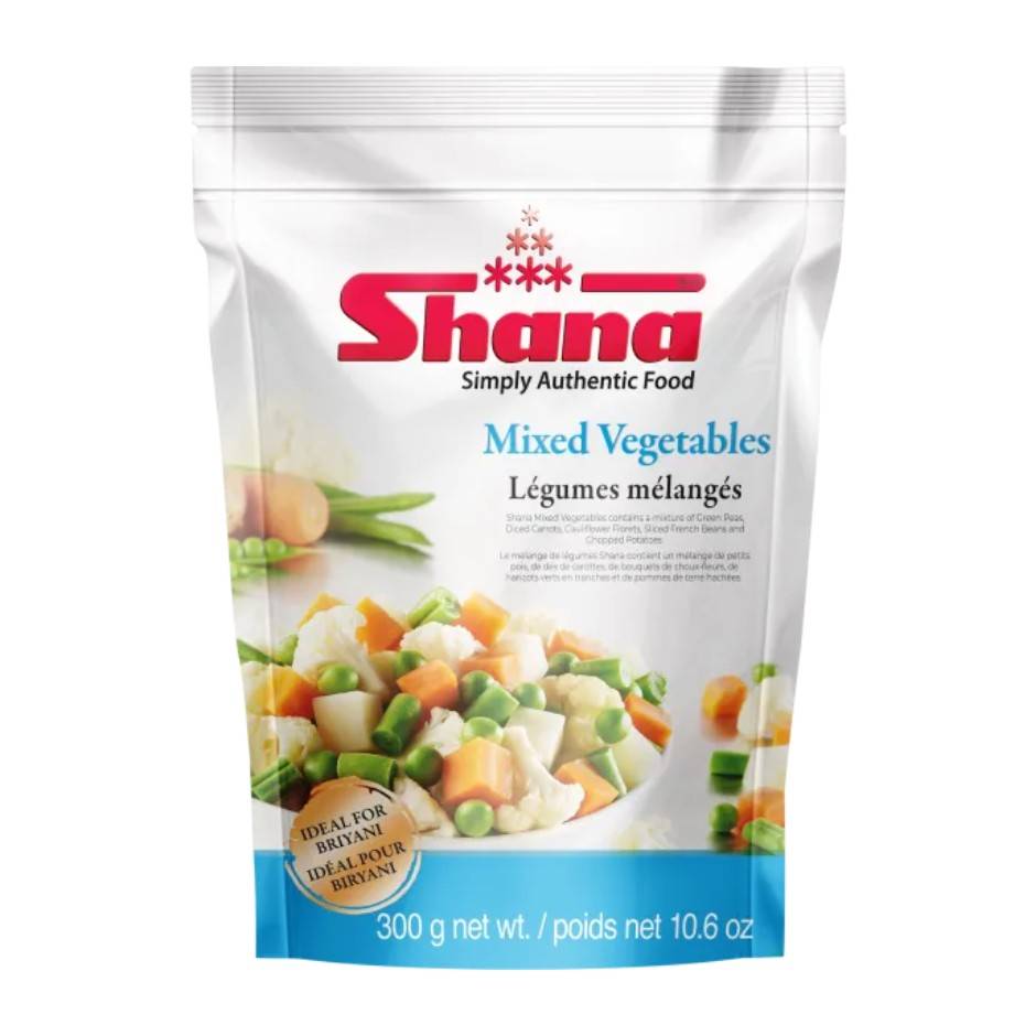 Shana mixed veg 900g
