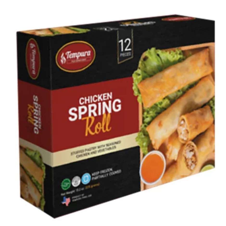 Tempura Chicken Spring rolls 375g
