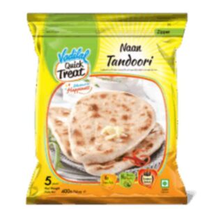 Vadilal Frozen Tandoori Plain Naan 80 GM