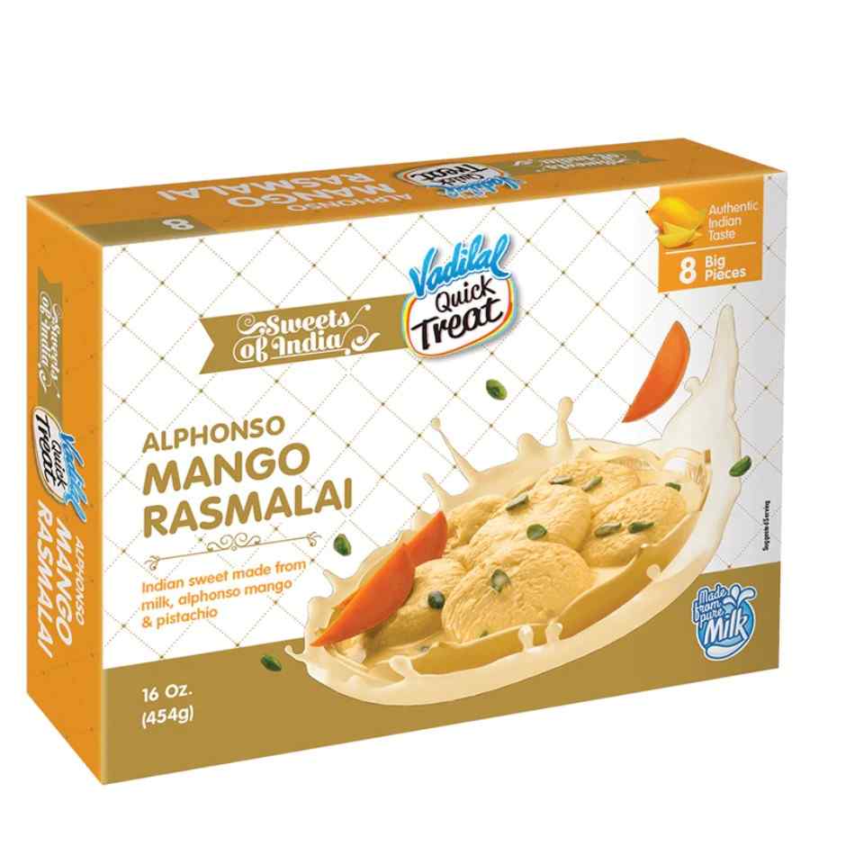Vadilal alphonso mango rasmalai 10 pcs