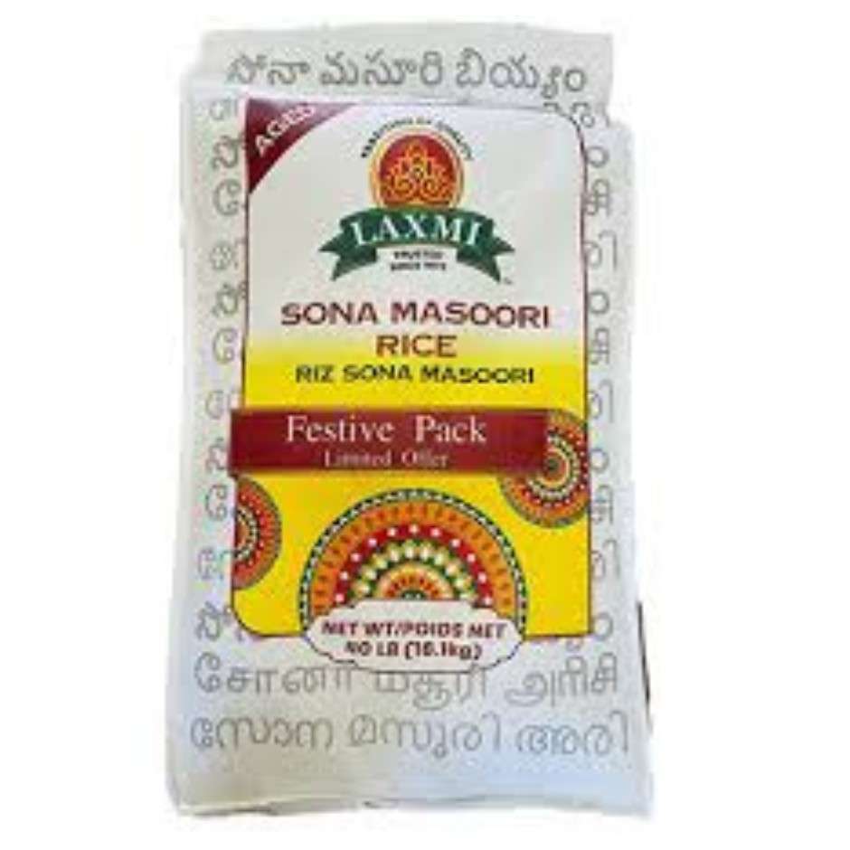 laxmi sona masoori rice 40LB