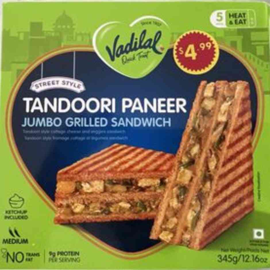 tandoori paneer sandwich 345g