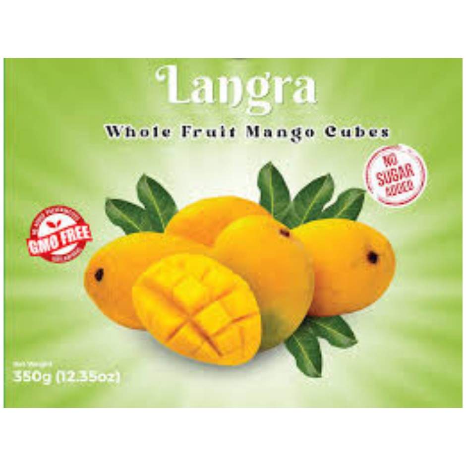 tasty fresh langra mango cubes 350g