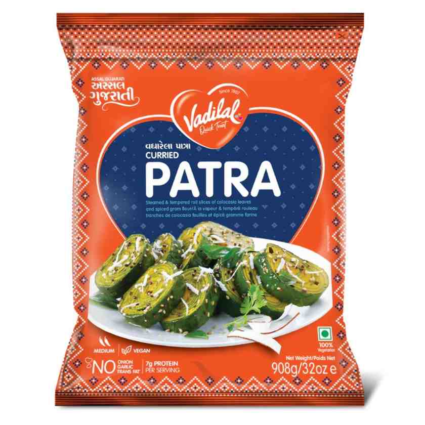 vadilal patra rolls 908g
