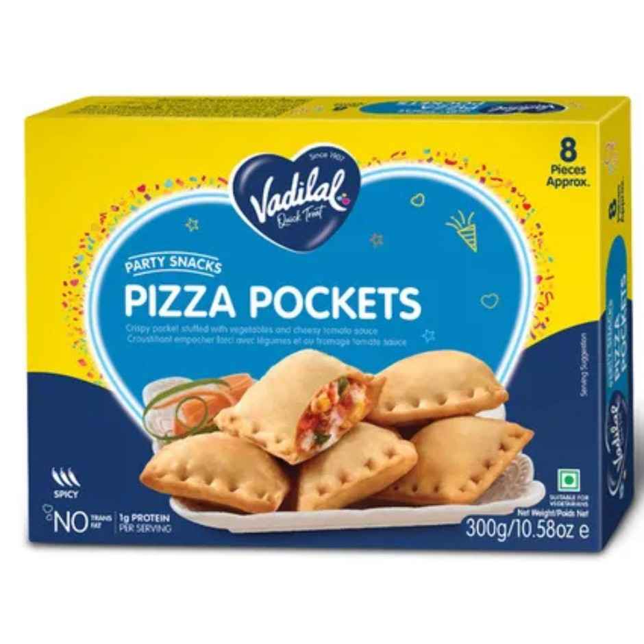 vadilal pizza pockets 300g