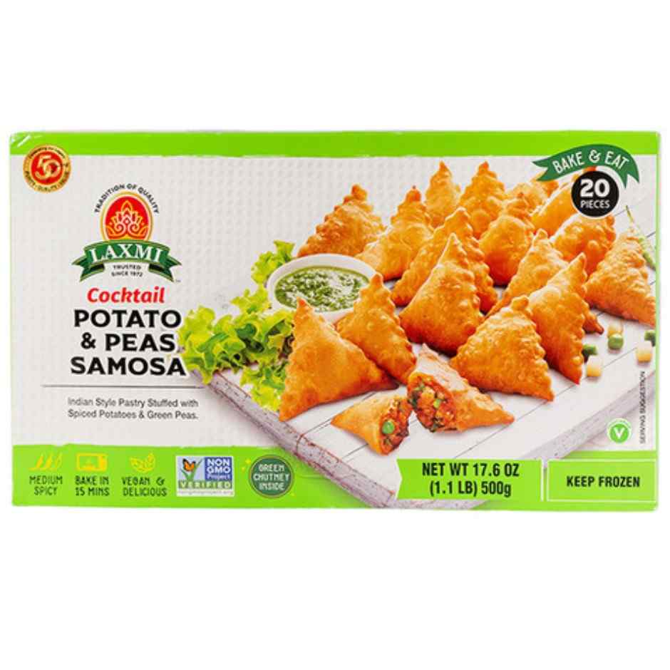 Laxmi cocktail potato & peas samosa 20pc