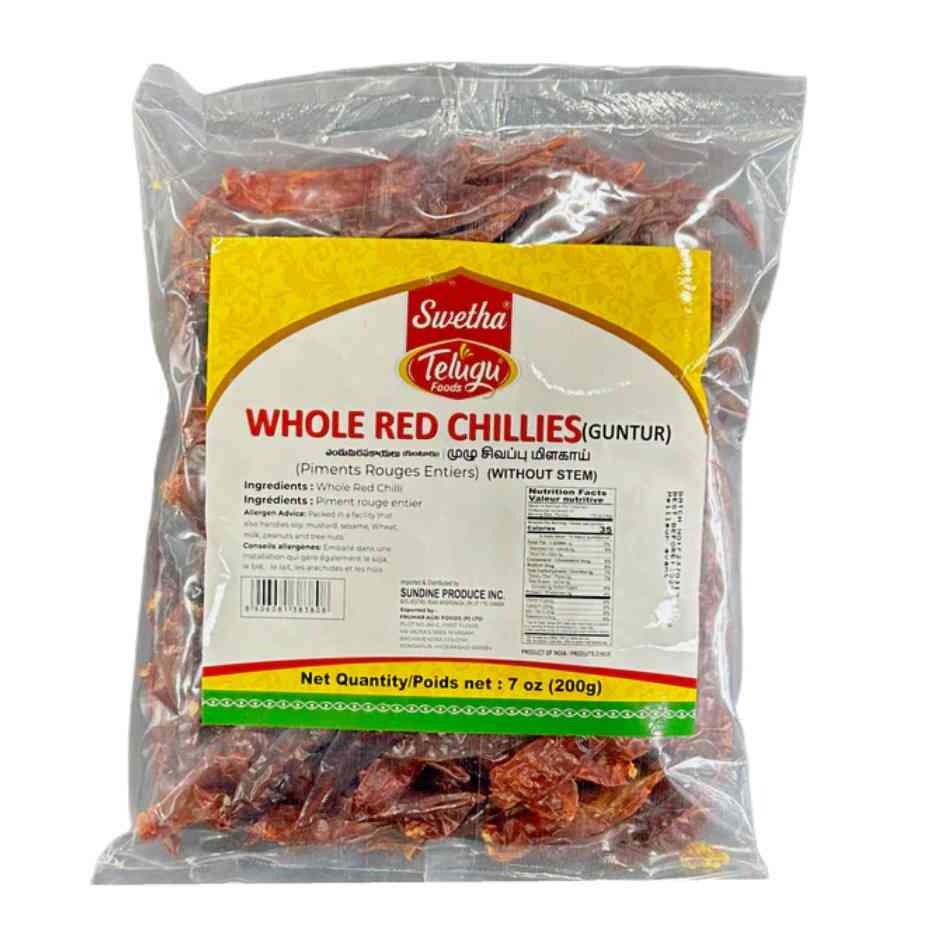 Swetha Wholered Chillies 200g