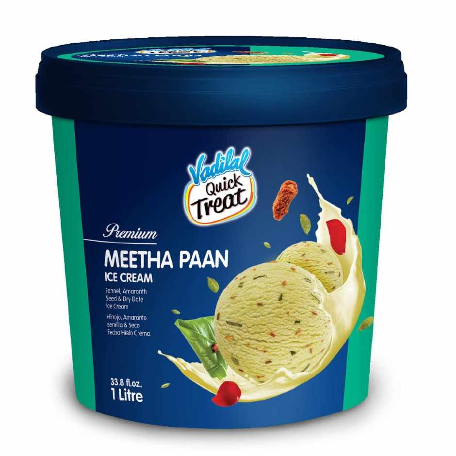 vadilal ice cream meetha paan 1 liter