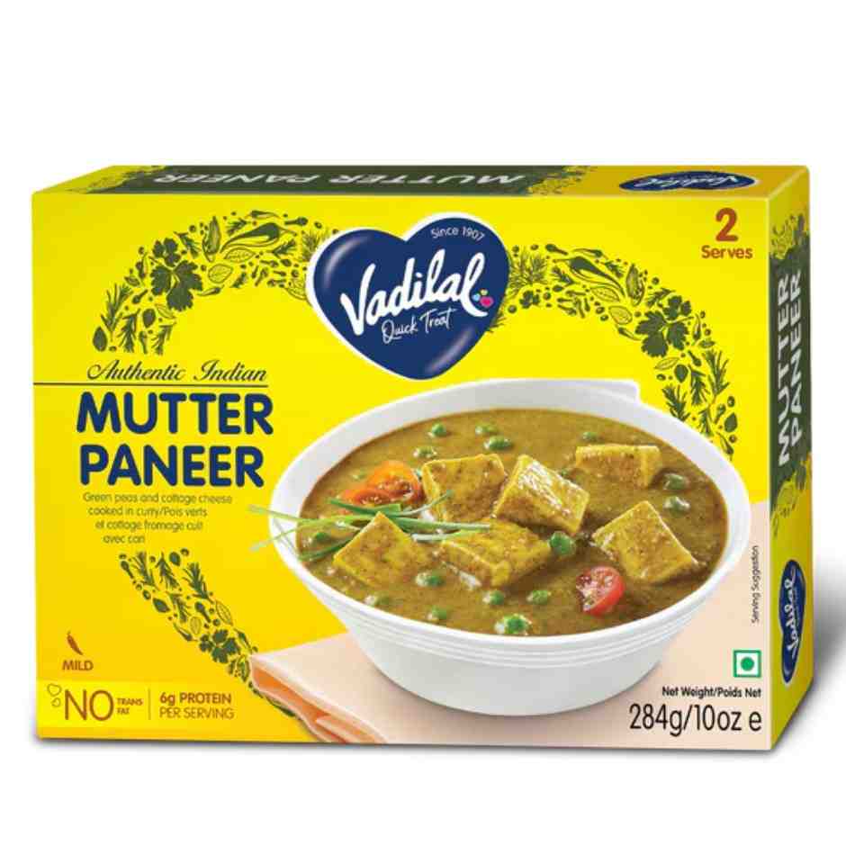 vadilal mutter paneer 284g