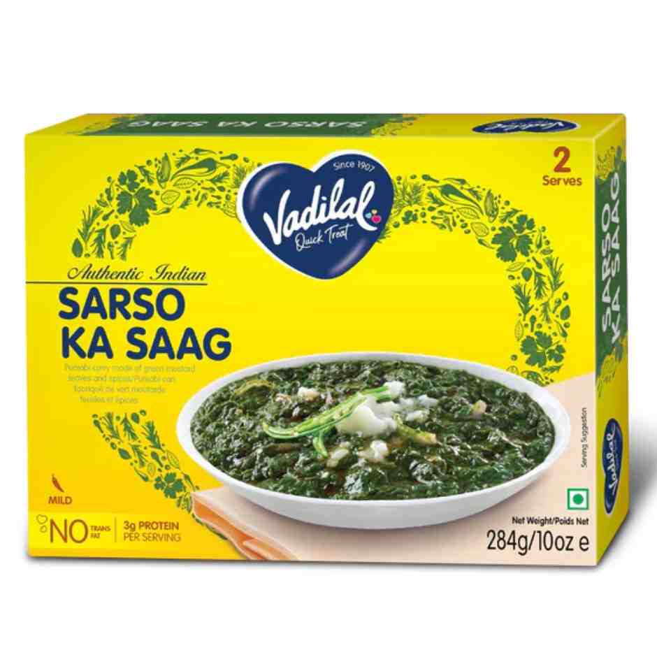 vadilal sarso ka saag 284g