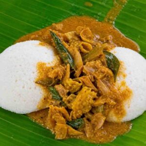 2 Idly with Boti Curry 8oz