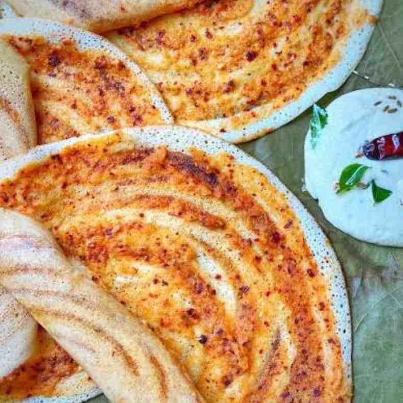 Andhra Karam Dosa