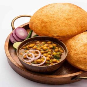 2 Poori with Chole