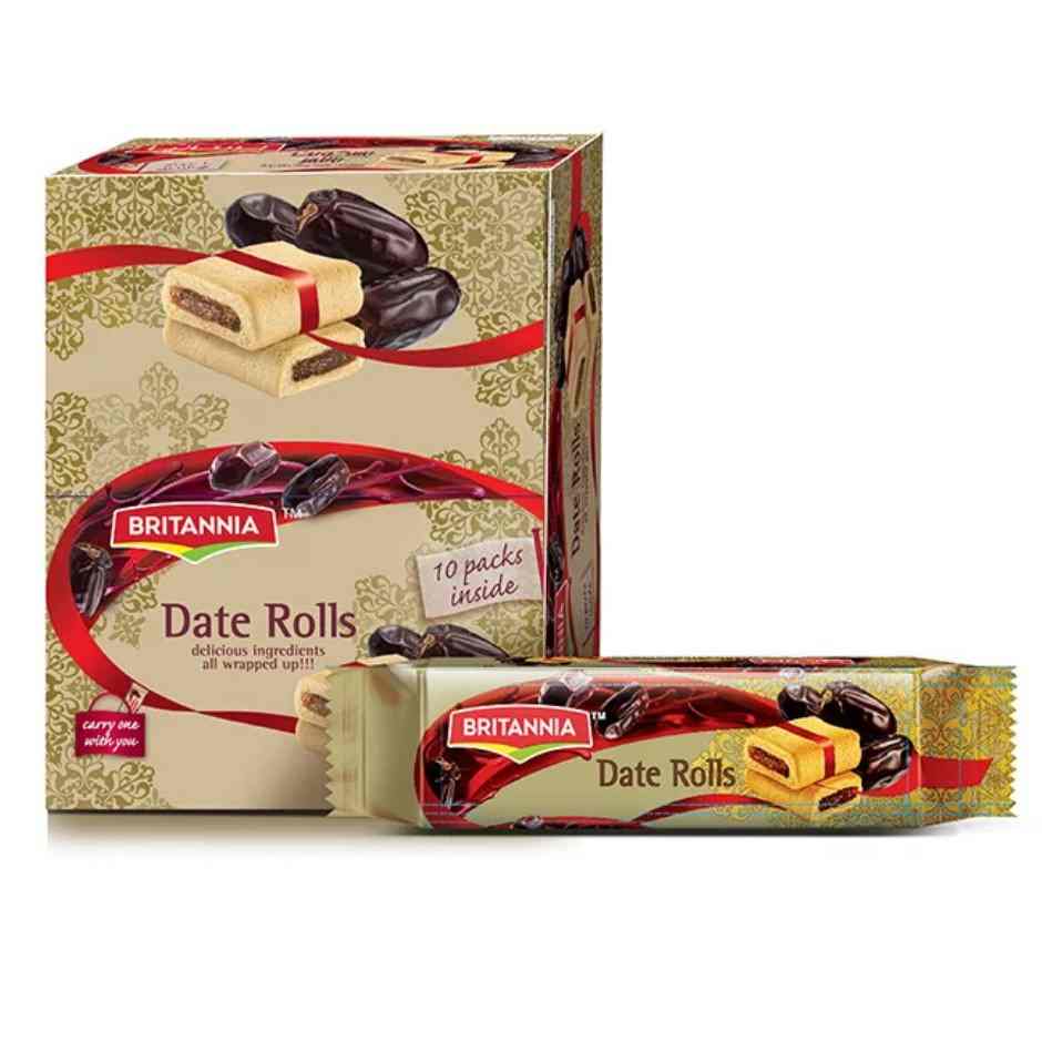 Britannia Date Rolls 90g