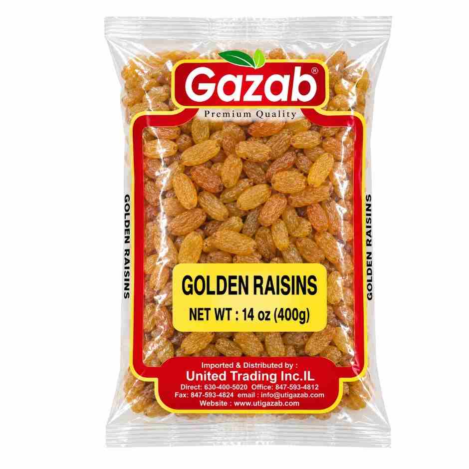 Gazab golden raisins 400g