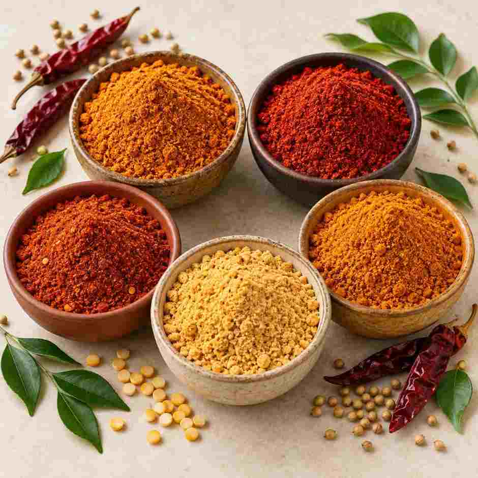 Freshly Ground Masala Podis