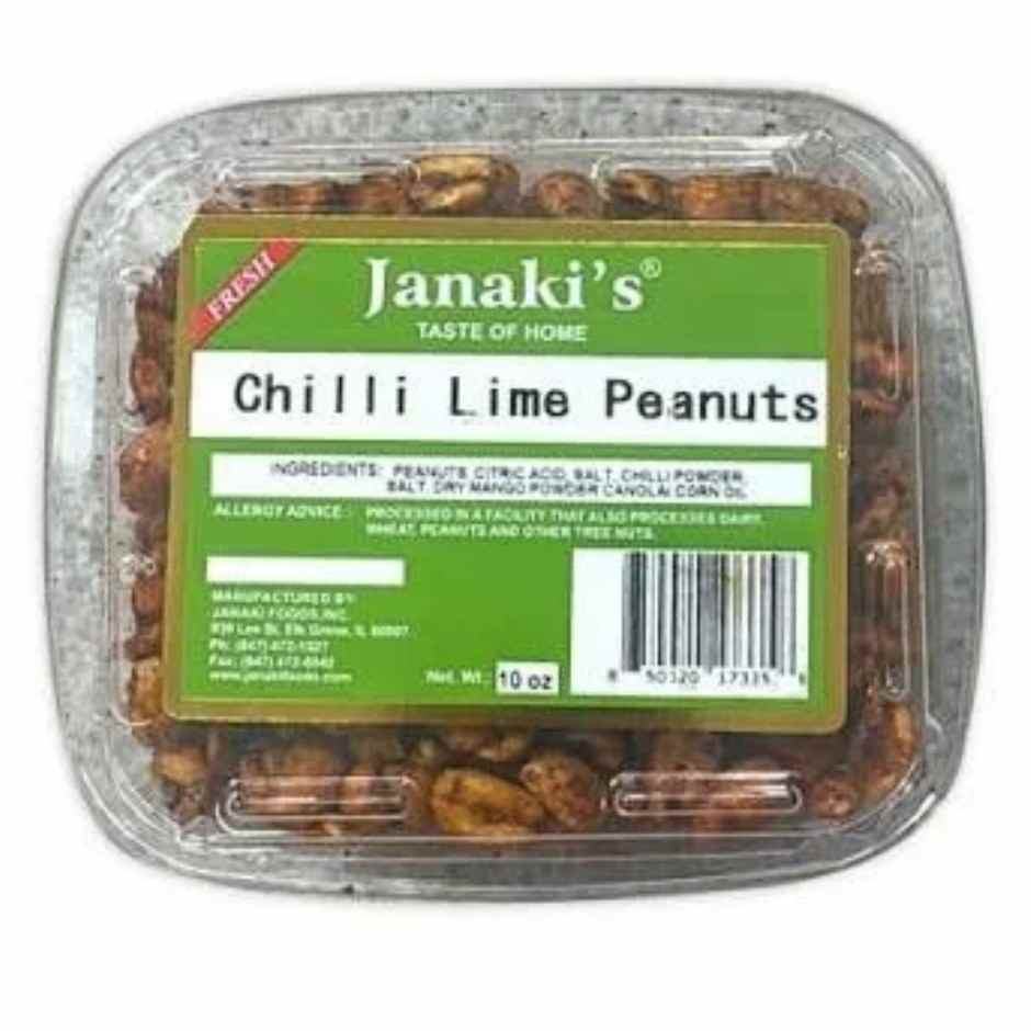 Janaki chilli lime peanuts 10oz