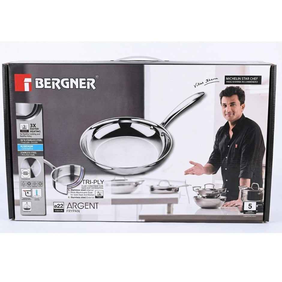 Bergner stainless steel pan
