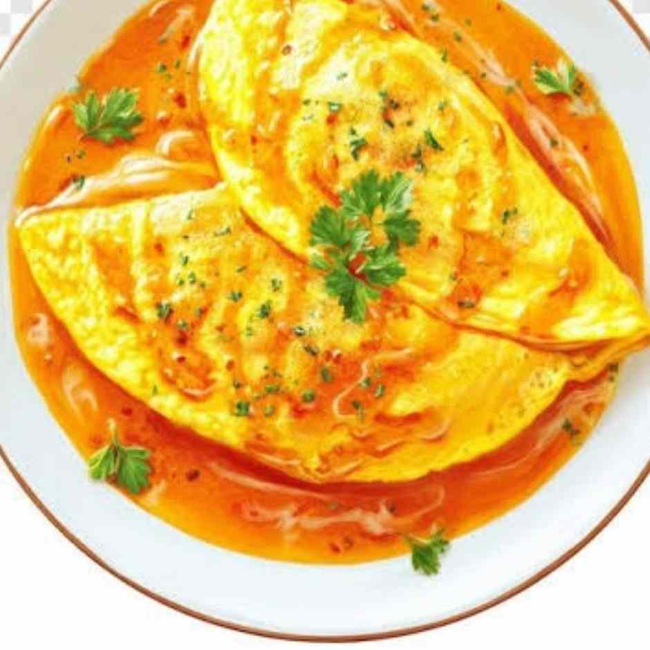 Curry Egg Omelet