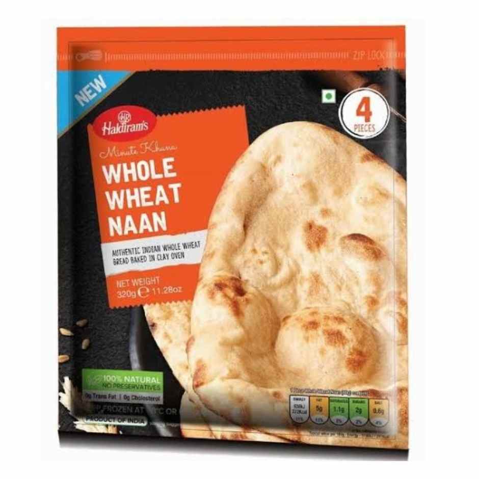Haldiram whole naan 320g