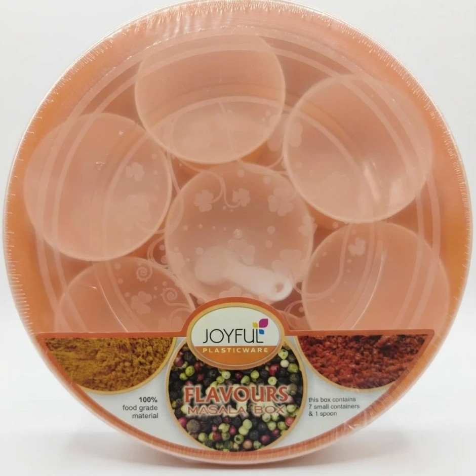 Joyful plastic Masala Box