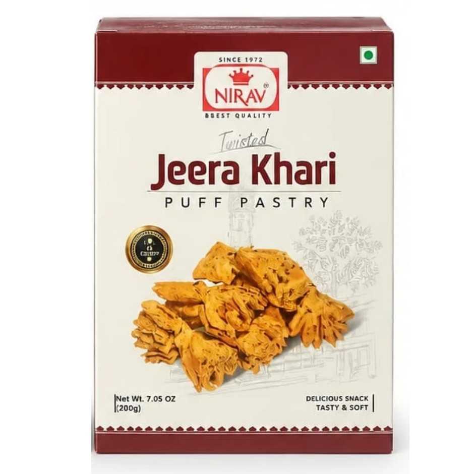 Nirav Jeera Khari Biscuits 200g
