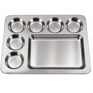 SS Nadar stainless steel Lunch plate