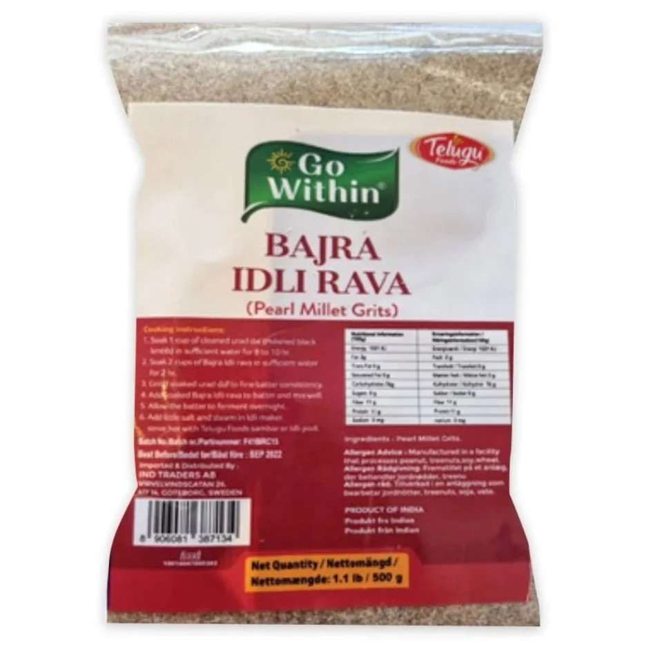 Telugu Bajra Idly Rava 2lb